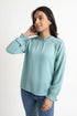 Aqua Georgette Top